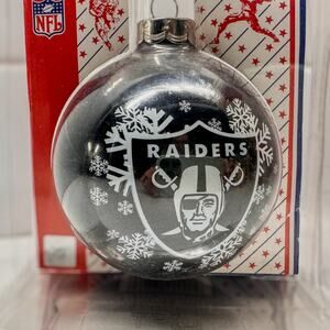 NFL Vintage Original Oakland(Las Vegas) Raiders Snowflake Ornament,-Licensed NFL
